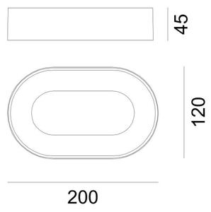 Globo 32136W - Applique LED da esterno SURA LED/12W/230V IP65