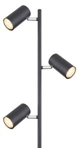 Globo 57910SB - Lampada con piedistallo ROBBY 3xGU10/5W/230V nero
