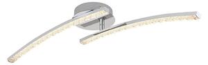 Globo 67169-12IP - Lampadario LED da parete per bagno JULES 2xLED/6W/230V IP44