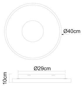 Globo 41758-30B - Plafoniera LED dimmerabile JOLLI LED/30W/230V + +TC