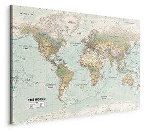 Quadro World Map: Beautiful World