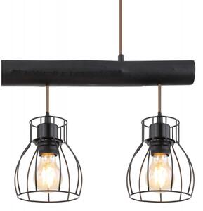 Globo 15326-3NB - Lampadario su filo MINA 3xE27/60W/230V