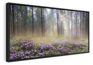 Quadro Purple Meadow (1 Part) Wide