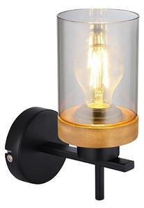 Globo 15557W - Applique FINCA 1xE27/40W/230V metallo/legno