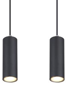 Globo 57911-4HB - Lampadario a sospensione con filo ROBBY 4xGU10/35W/230V nero