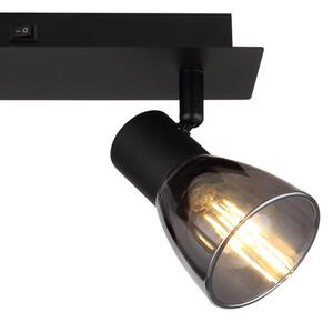 Globo 54307-2 - Faretto da parete CLAUDE 2xE14/40W/230V nero