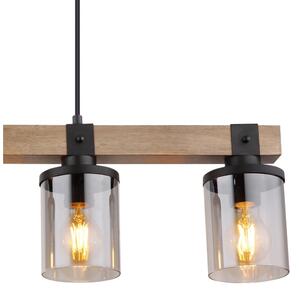 Globo 15555-4H - Lampadario a sospensione con filo LILA 4xE27/60W/230V