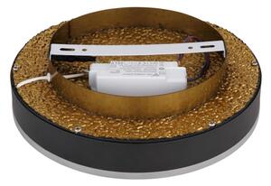 Globo 48460-24 - Plafoniera LED HEDI LED/24W/230V d. 30 cm nero