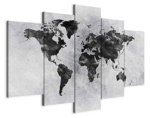 Quadro Concrete World (5 Parts) Wide