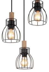Globo 15326-3H1 - Lampadario a sospensione con filo MINA 3xE27/40W/230V