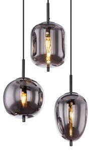 Globo 15345-6 - Lampadario a sospensione con filo BLACKY 6xE14/40W/230V nero