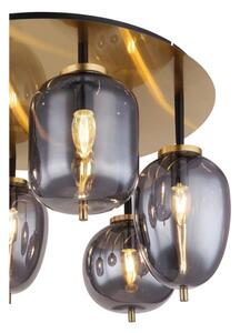 Globo 15345-6DMM - Lampadario a plafone BLACKY 6xE14/40W/230V ottone