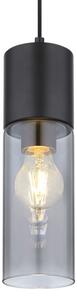 Globo 21000HB - Lampadario a sospensione con filo ANNIKA 1xE27/25W/230V diametro 10,5 cm nero