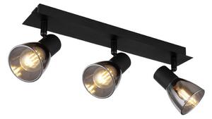 Globo 54307-3 - Luce Spot CLAUDE 3xE14/40W/230V nero