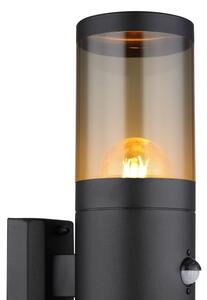 Globo 32014-2BS-Applique da esterno con sensore XELOO 2xE27/40W/230V IP44
