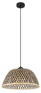 Globo 15767H1 - Lampadario a sospensione con filo COLLY 1xE27/15W/230V bambù