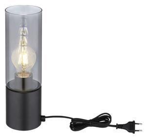 Globo 21000TB - Lampada da tavolo Touch ANNIKA 1xE27/25W/230V diametro 9 cm nero