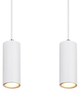 Globo 57911-4HW - Lampadario a sospensione con filo ROBBY 4xGU10/35W/230V bianco