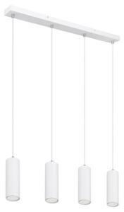 Globo 57911-4HW - Lampadario a sospensione con filo ROBBY 4xGU10/35W/230V bianco