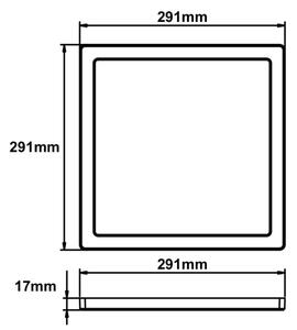 Globo 12380-24B - Plafoniera LED LASSE LED/24W/230V 3000/4000/6500K nero