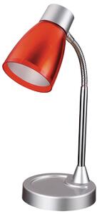 Lume per Scrivania Rossa Orientabile Plastica Metallo Lampada Moderna E14 Ambiente LDT055ARK