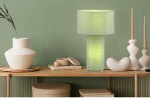 BALE LAMPADA DA TAVOLO IN TESSUTO 3 COLORI ALTEZZA CM 40 DIAMETRO CM 24 LAMPADINA ATTACCO E27