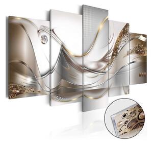 Quadri su vetro acrilico Golden Flight [Glass]