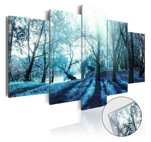 Quadri su vetro acrilico Blue Glade [Glass]
