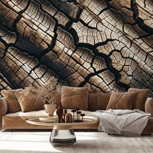 Carta da parati – Texture naturale del legno