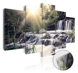 Quadri su vetro acrilico Waterfall of Dreams [Glass]