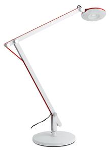 Lume per Lettura Bianco Rosso Plastica Metallo Lampada Scrivania Led 6 watt Luce Naturale Ambiente LEDT-LOCKE