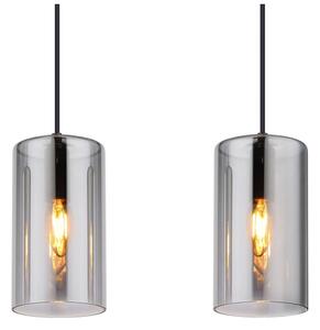 Globo 21002-3H - Lampadario a sospensione con filo OLLY 3xE14/25W/230V nero