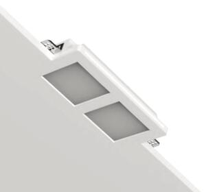 Faretto incasso lampadari bartalini asor d slim c13d gu10 led gesso plexiglas verniciabile - Lampadari Bartalini Gesso