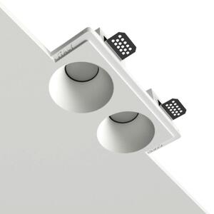 Faretto incasso lampadari bartalini retarc d 060d gu10 led gesso verniciabile - Lampadari Bartalini Gesso
