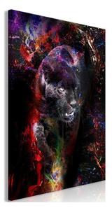 Quadro - Black Jaguar (1 Part) Vertical