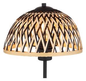 Globo 15767T - Lampada da tavolo COLLY 1xE27/15W/230V bambù