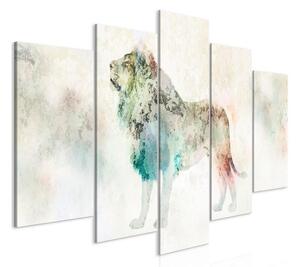 Quadro - Colourful King (5 Parts) Wide