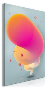 Quadro - Pink Streak (1 Part) Vertical