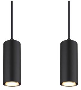 Globo 57911-4HBW - Lampadario a sospensione con filo ROBBY 4xGU10/35W/230V nero/marrone
