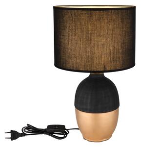 Globo 21627B - Lampada da tavolo VALENTINO 1xE14/40W/230V nero