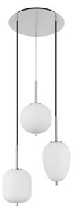 Globo 15345-3NO - Lampadario a sospensione con filo BLACKY 3xE14/40W/230V cromo