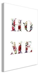 Quadro - Home in Flowers (1 Part) Vertical