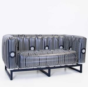 Divano Yomi �dition limit�e, LUMINOSO NEP dimensioni 76x151xH69 cm peso 14,8 kg, seduta gonfiabile in TPU colore Aluminium con seduta trasparente