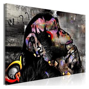 Quadro - Pensive Monkey (1 Part) Wide