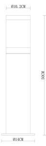 Globo 32015BS - Lampada da esterno XELOO 1xE27/60W/230V 50 cm IP44