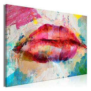 Quadro - Artistic Lips (1 Part) Wide