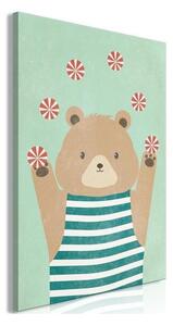Quadro - Juggling Bear (1 Part) Vertical