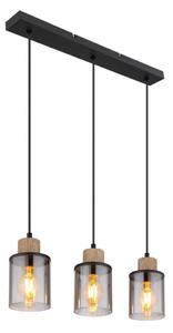 Globo 15707-3H - Lampadario a sospensione con filo REID 3xE27/15W/230V
