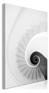 Quadro - White Stairs (1 Part) Vertical