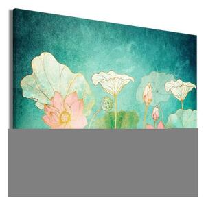 Quadro - Fairytale Flowers (1 Part) Wide